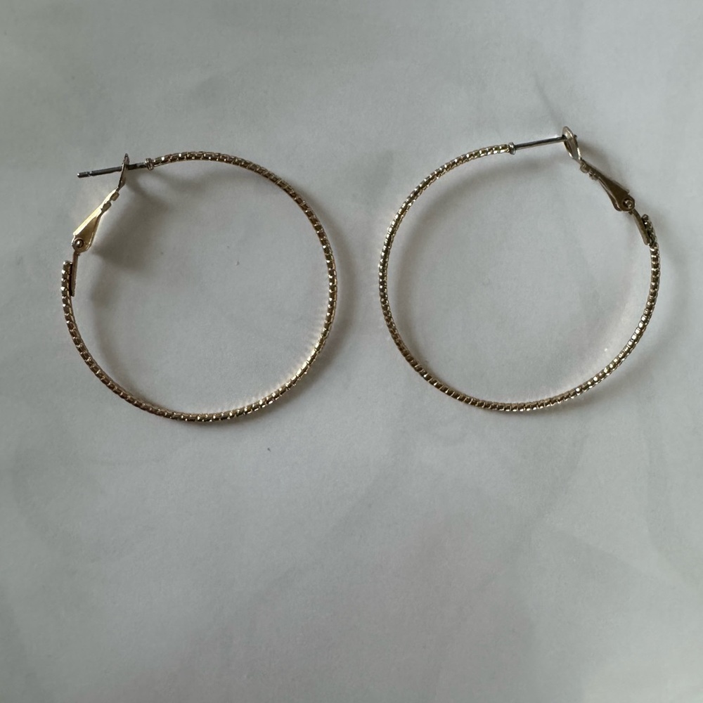 Elegant Gold Hoop Earrings